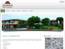 Tablet Screenshot of hotelguadalupe.co.cr